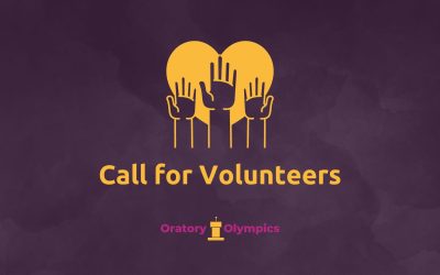 Join Us as a Volunteer: Oratory Olympics Needs Your Voice